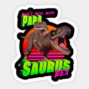 Papasaurus Rex Sticker